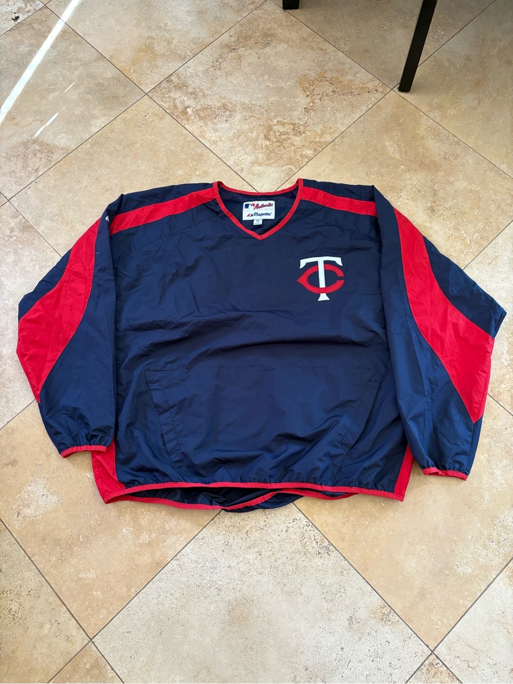Minnesota Twins Authentic Majestic Windbreaker 2XL Official Licensed MLB Jacket